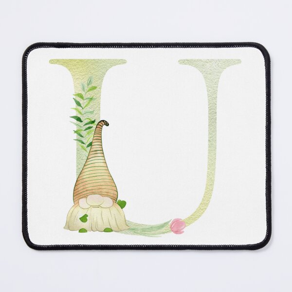 Item preview, Watercolor Spring letter U designed and sold by tapilipa.