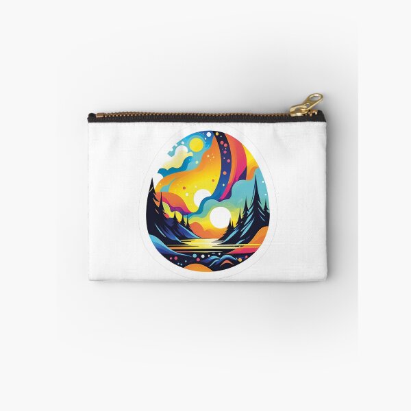 Item preview, Natural wonder: Colorful night at the lake designed and sold by Ink-Kreativ.