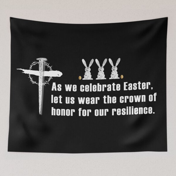 Item preview,  "Easter Jubilee: Thorny Crown, Our Badge of Resilience" designed and sold by XTSTUDIOART.