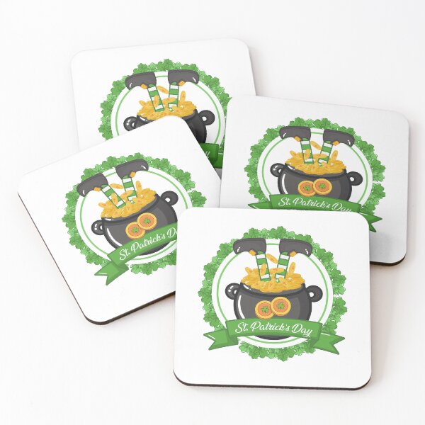 Item preview, shiny glowing Clover leaf-   Shamrocked with Clover leaf St. Patrick's Day designed and sold by mndesignworx.