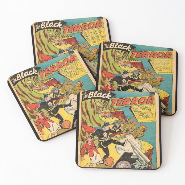 Item preview, Black Terror, vintage cartoon designed and sold by Mauswohn.