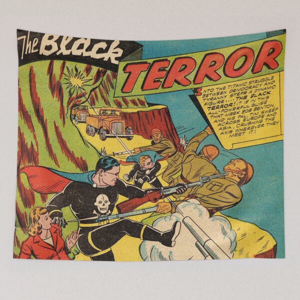 Item preview, Black Terror, vintage cartoon designed and sold by Mauswohn.