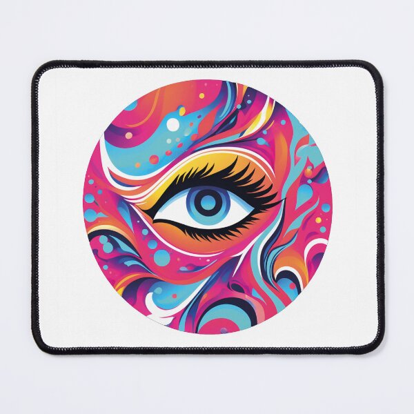 Item preview, Cosmic symphony: eye and colors in harmony designed and sold by Ink-Kreativ.