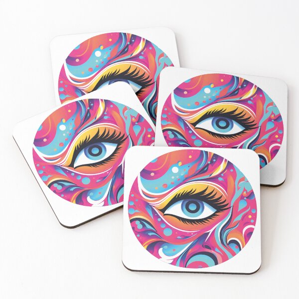 Item preview, Cosmic symphony: eye and colors in harmony designed and sold by Ink-Kreativ.