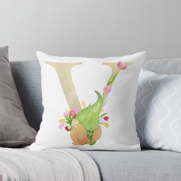 Item preview, Watercolor Spring letter V designed and sold by tapilipa.