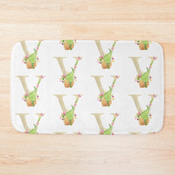 Item preview, Watercolor Spring letter V designed and sold by tapilipa.