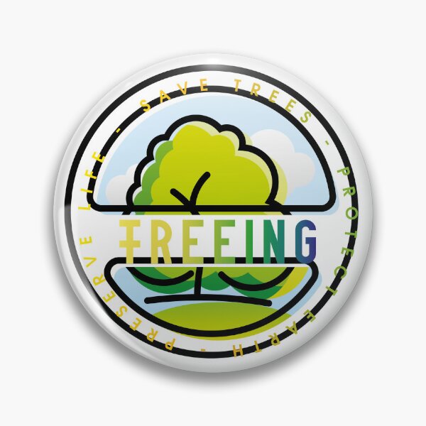Item preview, TREEING - FREEING save trees, protect earth, preserve life designed and sold by alphavirginis.