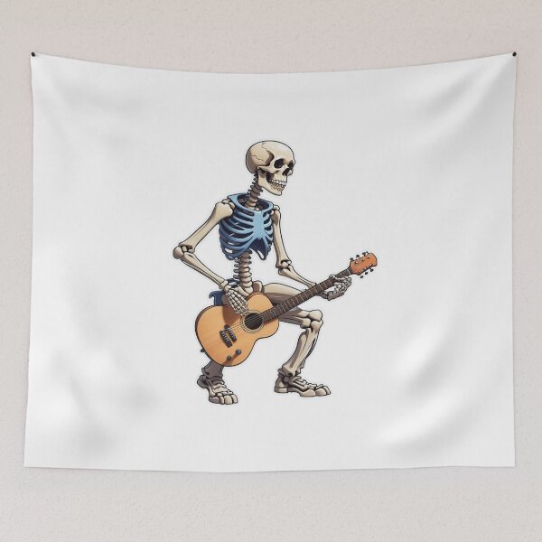 Item preview, Skeleton Playing Guitar designed and sold by Bunmigraphics .