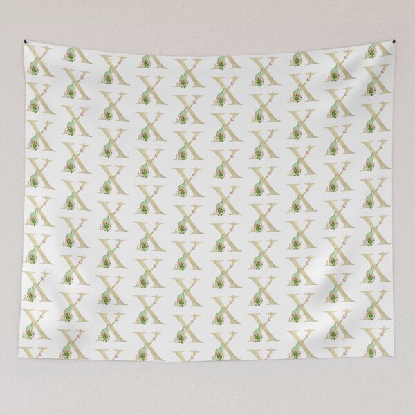 Item preview, Watercolor Spring letter X designed and sold by tapilipa.