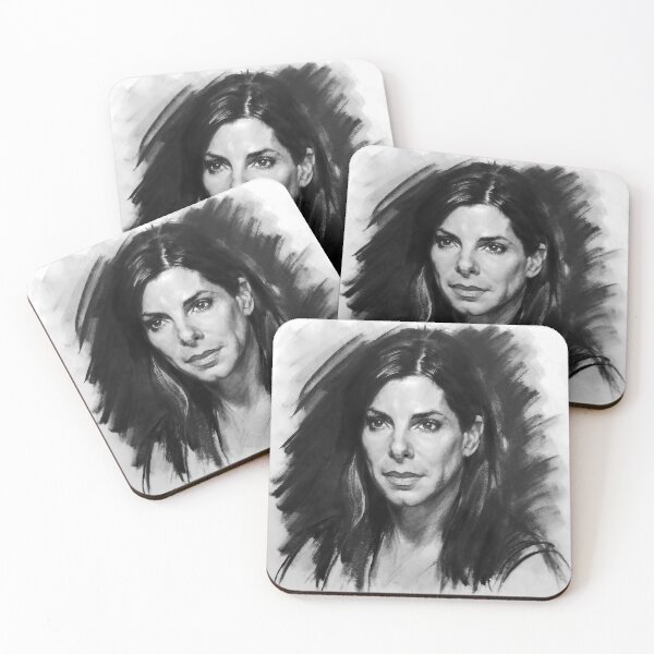 Item preview, Sandra Annette Bullock - digital portrait designed and sold by Lefteris Betsis.