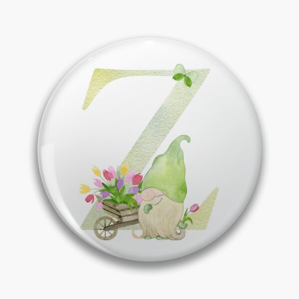 Item preview, Watercolor Spring letter Z designed and sold by tapilipa.