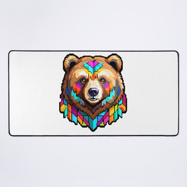 Item preview, Pixel Geometric Bear designed and sold by Jackson-Will.