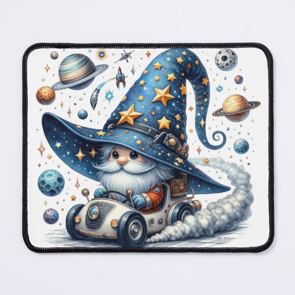 Item preview, Cute Astronaut Gnome and Space designed and sold by Magnuna.
