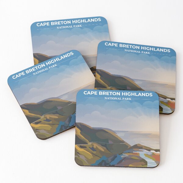 Item preview, Cape Breton Highlands National Park Canada Digital Illustration designed and sold by lozdavis.