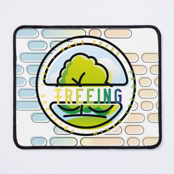Item preview, TREEING - FREEING save trees, protect earth, preserve life designed and sold by alphavirginis.