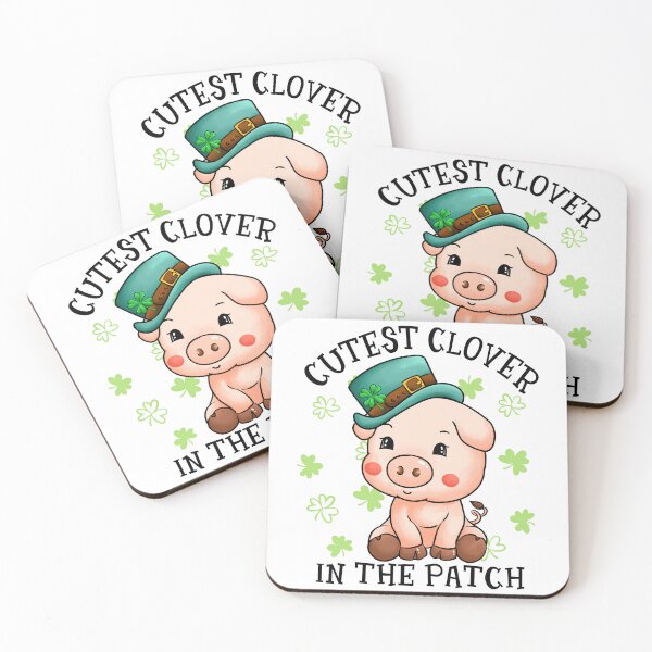 Item preview, Cutest Clover In The Patch Cute St Patricks Day  designed and sold by Hairball-Pets.