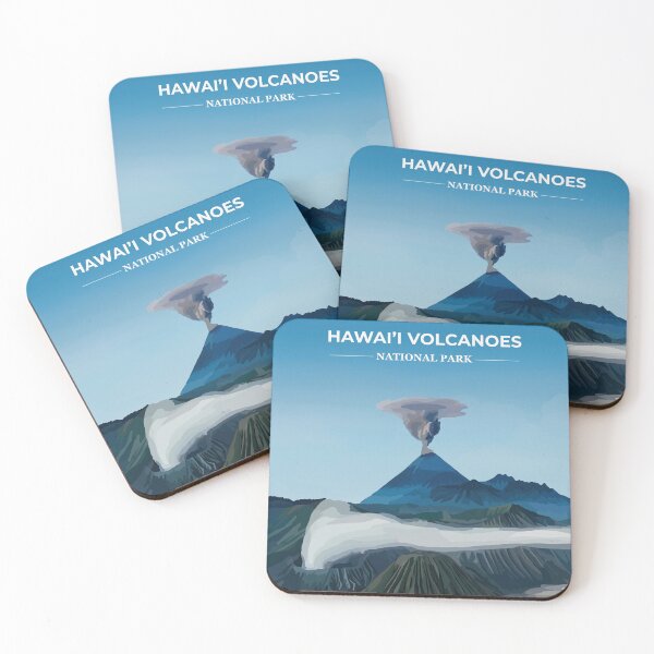 Item preview, Hawai'i Volcanoes National Park Digital Illustration designed and sold by lozdavis.