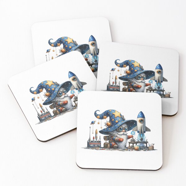 Item preview, Cute Astronaut Gnome and Space designed and sold by Magnuna.