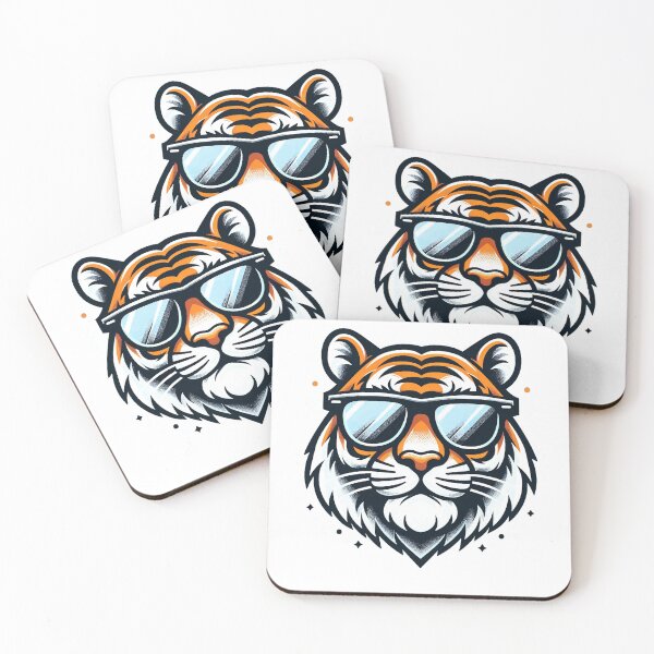 Item preview, tiger with sunglasses designed and sold by panshop20.