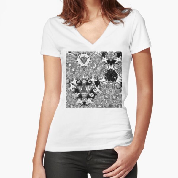 Gravitational Anomalies 2 Fitted V-Neck T-Shirt
