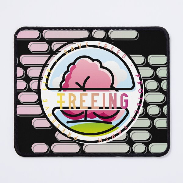 Item preview, FREEING save trees, protect earth, preserve life (sakura edit black) designed and sold by alphavirginis.