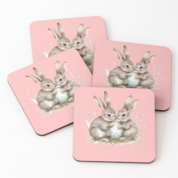 Item preview, Watercolor Easter Bunny Cute designed and sold by Pawfectly Cute.