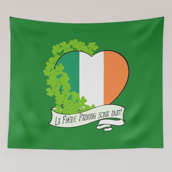 Aperçu de l'œuvre le jour de la Saint-Patrick créée et vendue par GemimaRosaArt.