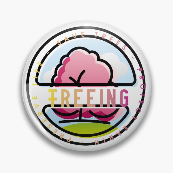 Item preview, TREEING - FREEING save trees, protect earth, preserve life (sakura edit white) designed and sold by alphavirginis.