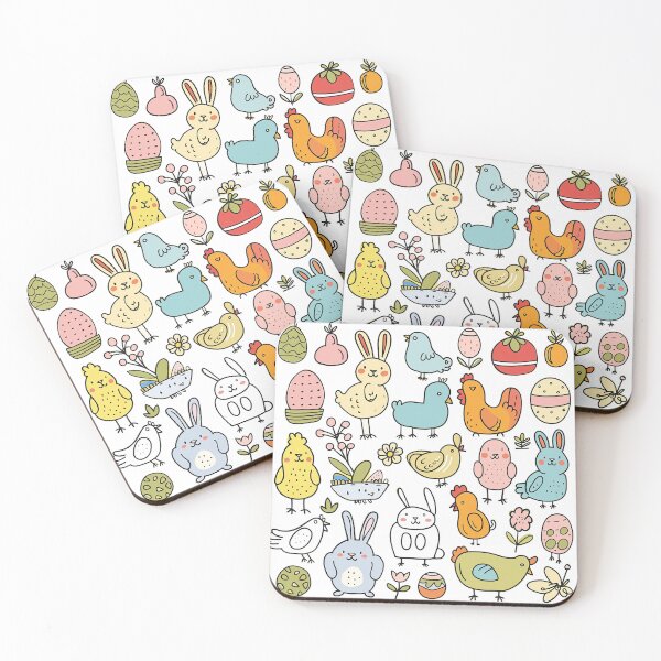 Item preview, Bunny & Chicken Easter (E4) designed and sold by echooche.