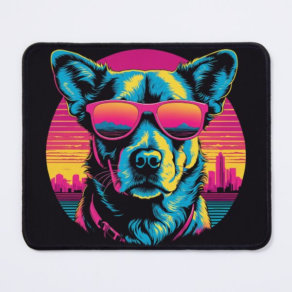 Item preview, When your little dog wears glasses, each rain becomes an aquatic fashion parade, with paws and lenses dancing under the drops like stars in a show designed and sold by Pulsant Paintings.