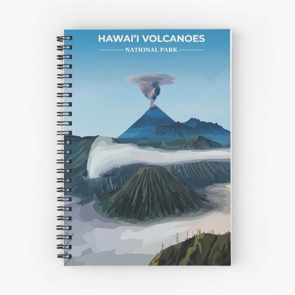 Item preview, Hawai'i Volcanoes National Park Digital Illustration designed and sold by lozdavis.