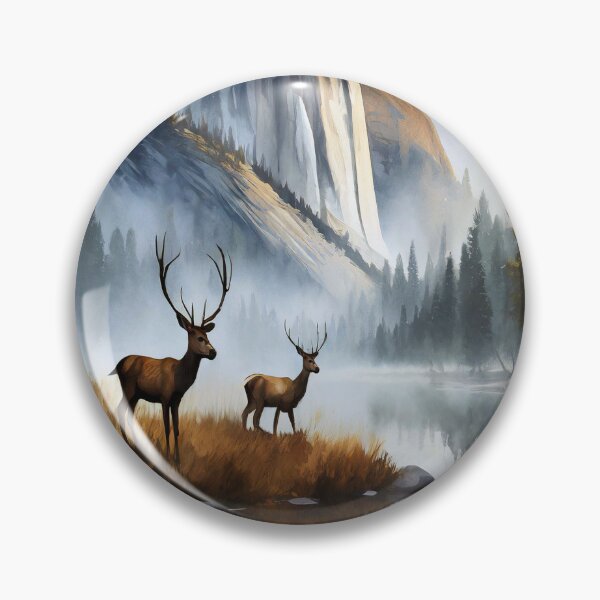 Item preview, Yosemite National Park Sierra Nevada Digital Illustration  designed and sold by lozdavis.