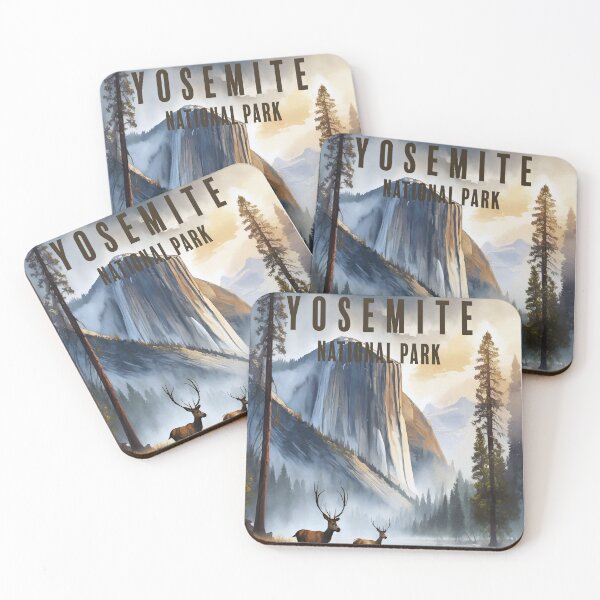 Item preview, Yosemite National Park Sierra Nevada Digital Illustration  designed and sold by lozdavis.