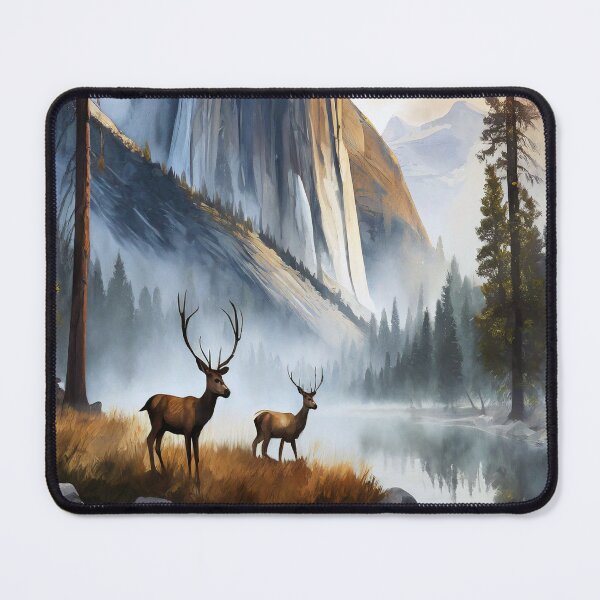 Item preview, Yosemite National Park Sierra Nevada Digital Illustration designed and sold by lozdavis.