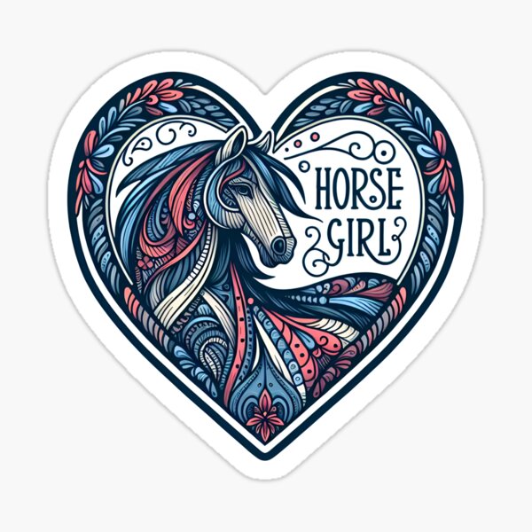 Item preview, Horse Girl - horse with heart designed and sold by Pferde-Fanshop.