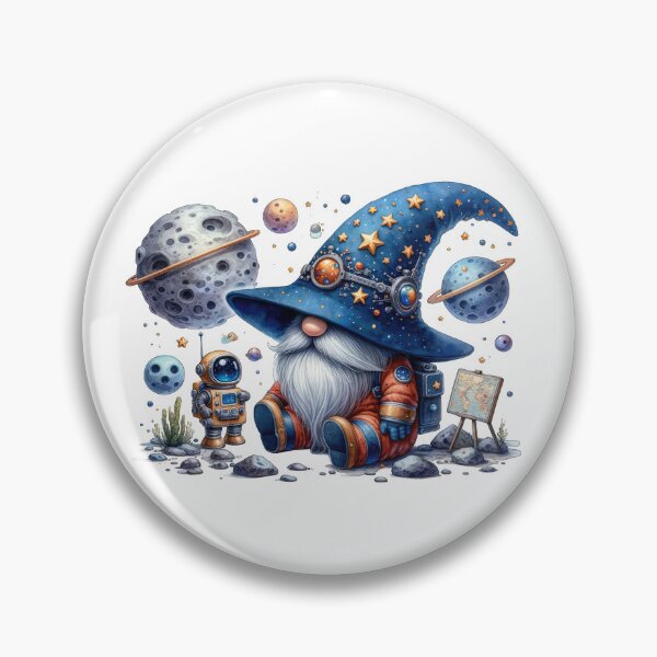 Item preview, Cute Astronaut Gnome and Space designed and sold by Magnuna.