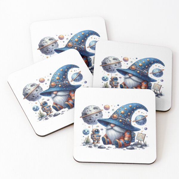 Item preview, Cute Astronaut Gnome and Space designed and sold by Magnuna.