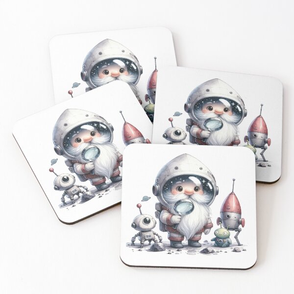 Item preview, Cute Astronaut Gnome and Space designed and sold by Magnuna.