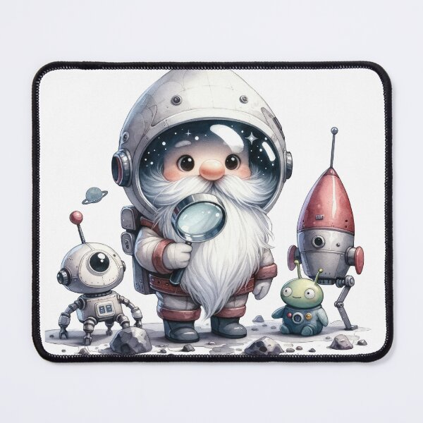 Item preview, Cute Astronaut Gnome and Space designed and sold by Magnuna.