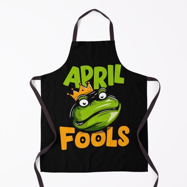Item preview, Regal Ribbit: A Hopping Humorous Crowned Frog for April Fools' Day Shenanigans designed and sold by FebricFusion.