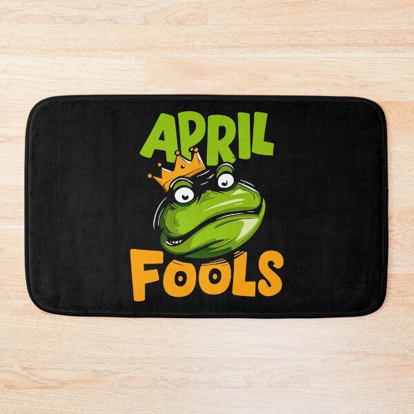 Item preview, Regal Ribbit: A Hopping Humorous Crowned Frog for April Fools' Day Shenanigans designed and sold by FebricFusion.