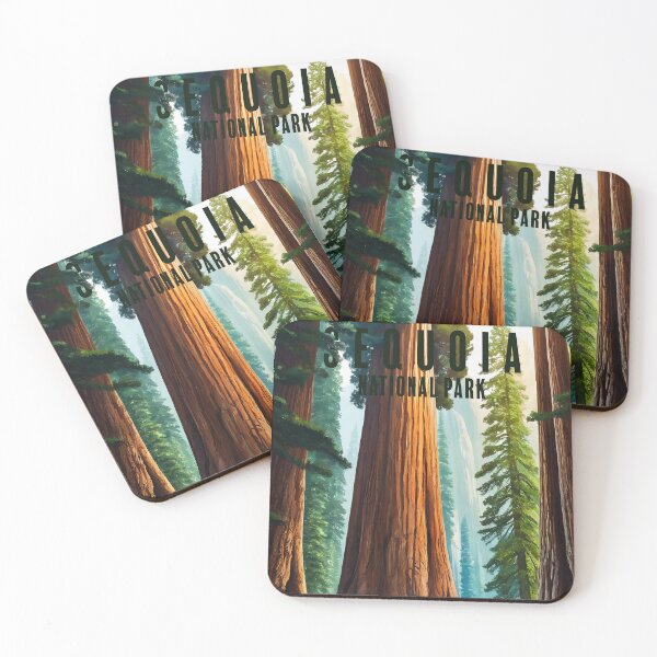 Item preview, Sequoia National Park Sierra Nevada Digital Illustration designed and sold by lozdavis.