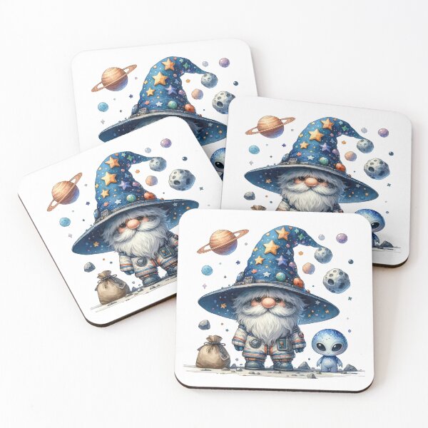 Item preview, Cute Astronaut Gnome and Space designed and sold by Magnuna.