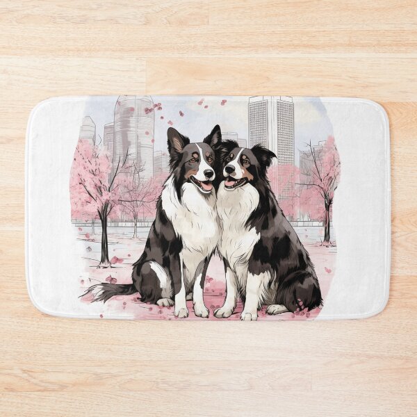 Item preview, Cute Border Collies designed and sold by NicolasGlowArt.