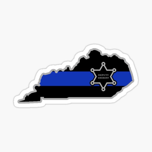 Artikel-Vorschau von Kentucky-stellvertretender Sheriff Shirt Dünne blaue Linie, designt und verkauft von shoppzee.
