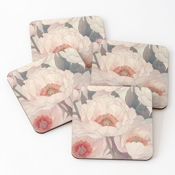 Item preview, peonies  designed and sold by PricklyPeanut.