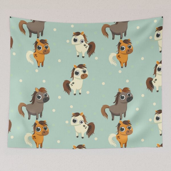 Item preview, Cute Cartoon Horse Pattern for Kids designed and sold by PICbyFemke.