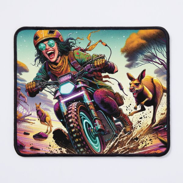Item preview, MUD E-Bike Cartoon Jigsaw designed and sold by Random Designs.