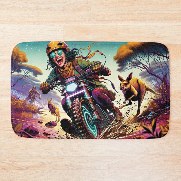 Item preview, MUD E-Bike Cartoon Jigsaw designed and sold by Random Designs.