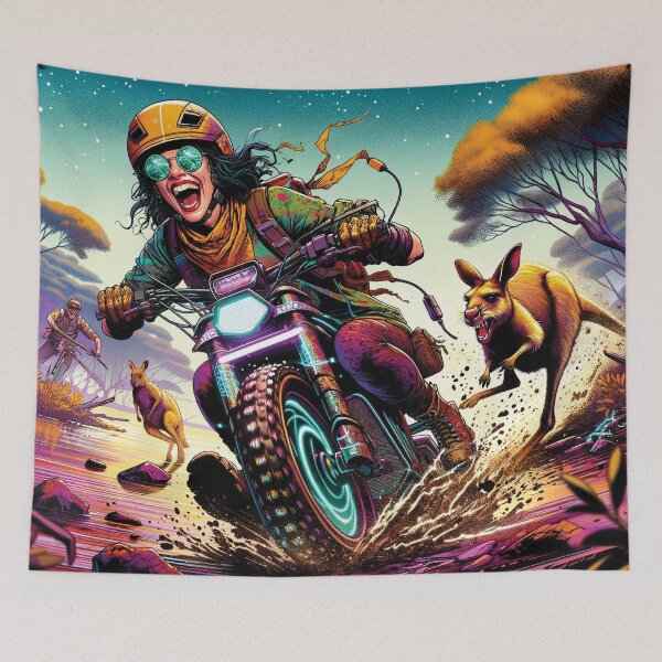Item preview, MUD E-Bike Cartoon Jigsaw designed and sold by Random Designs.